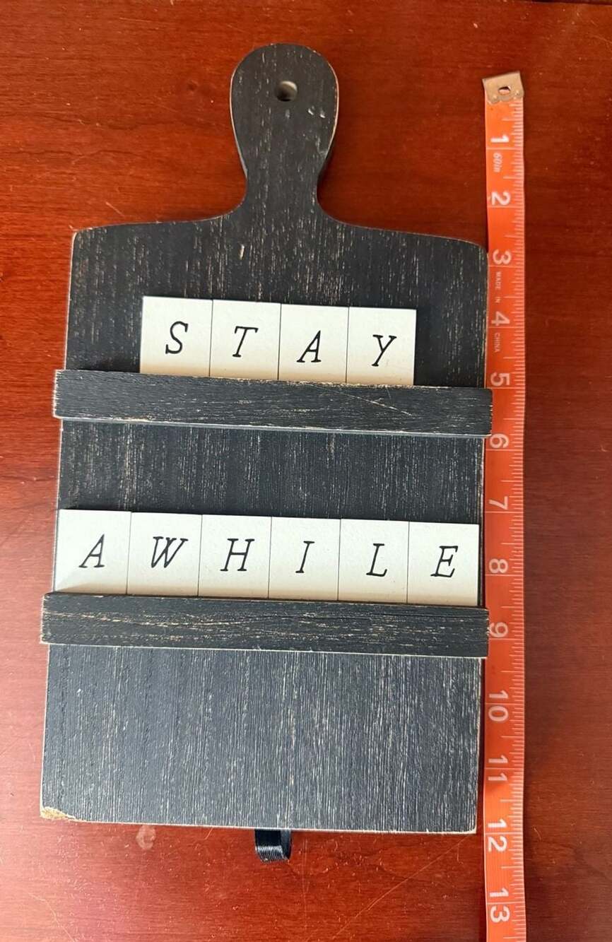 Hobby Lobby Stay Awhile Rustic Decor - Picture 4 of 4